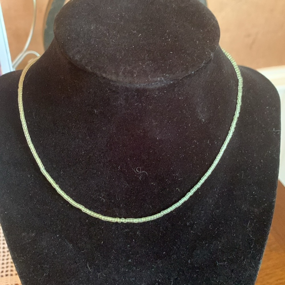 Elegant Green Beaded Necklace
